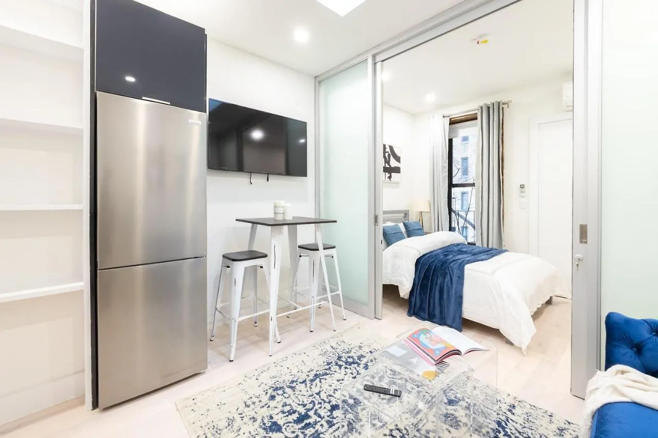 317-4C New Modern 1Br W&D Walk To Central Park 뉴욕 아파트