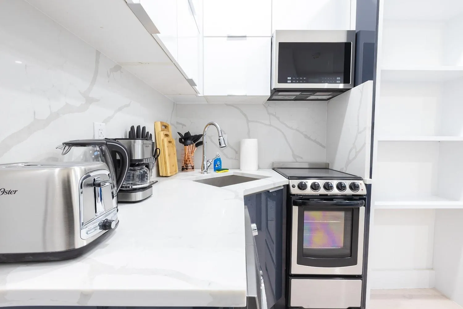 317-4C New Modern 1Br W&D Walk To Central Park 뉴욕 아파트