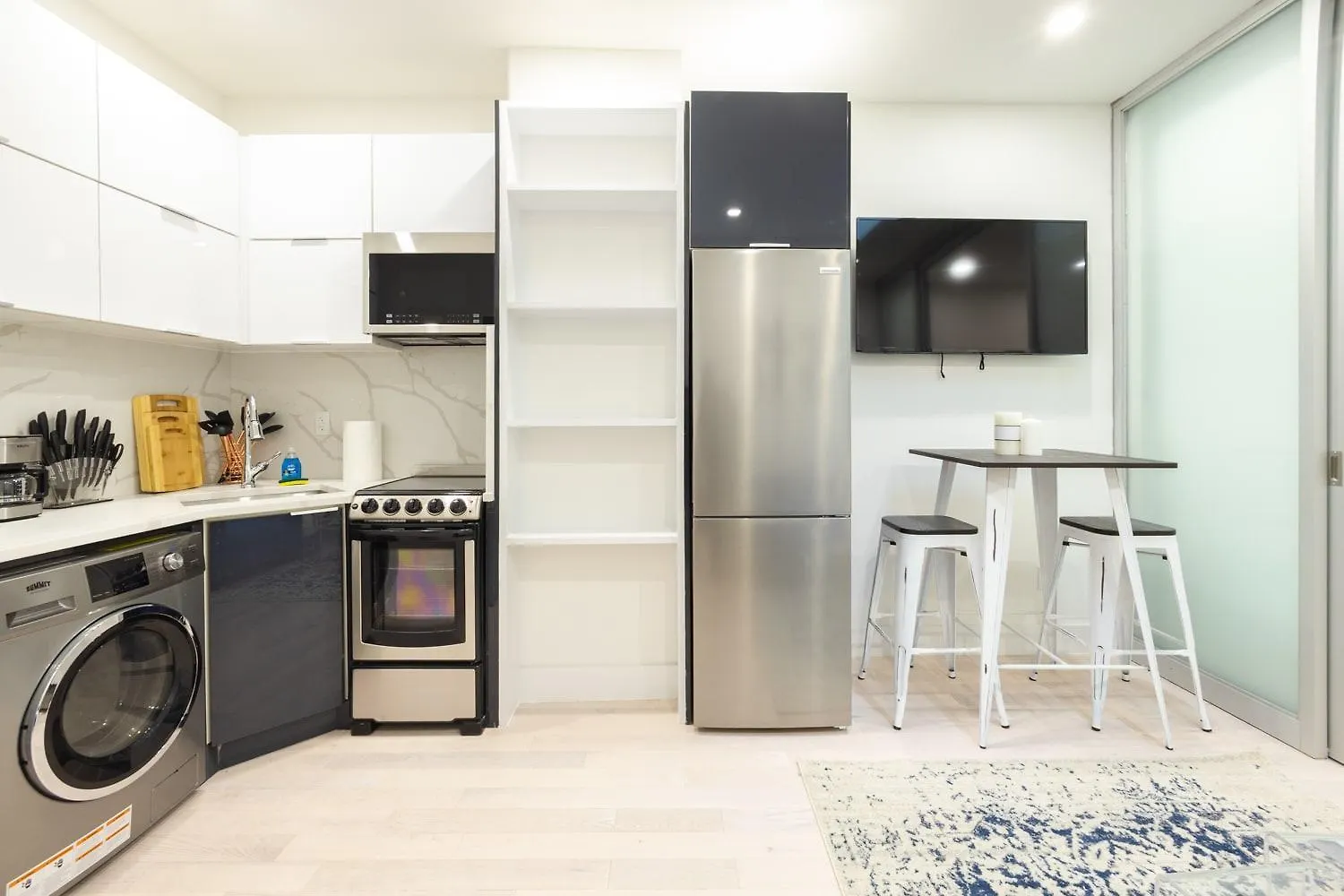 317-4C New Modern 1Br W&D Walk To Central Park 뉴욕