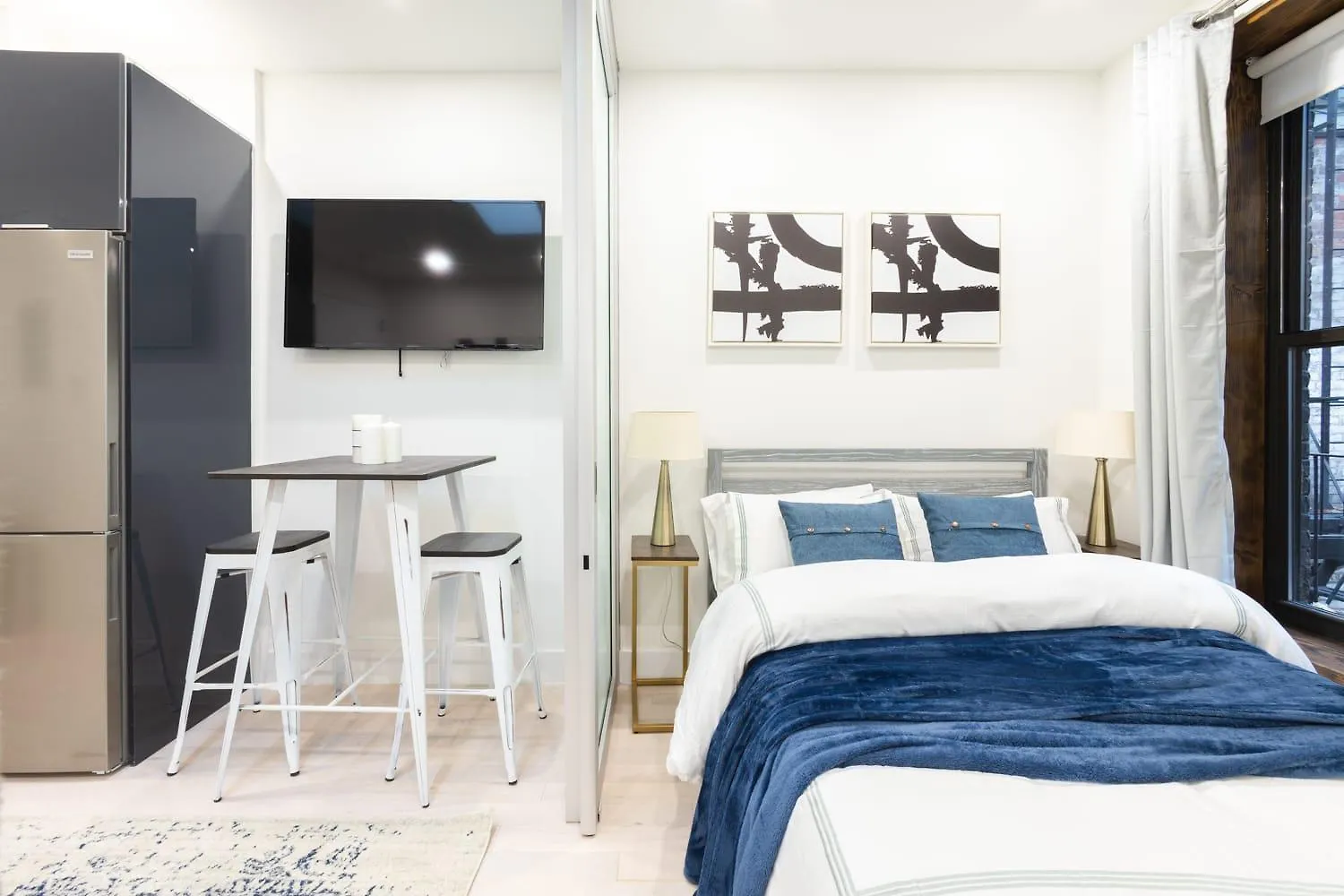 317-4C New Modern 1Br W&D Walk To Central Park 뉴욕 0*,  미국
