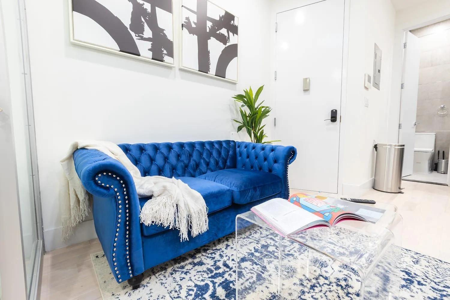 317-4C New Modern 1Br W&D Walk To Central Park 뉴욕 아파트